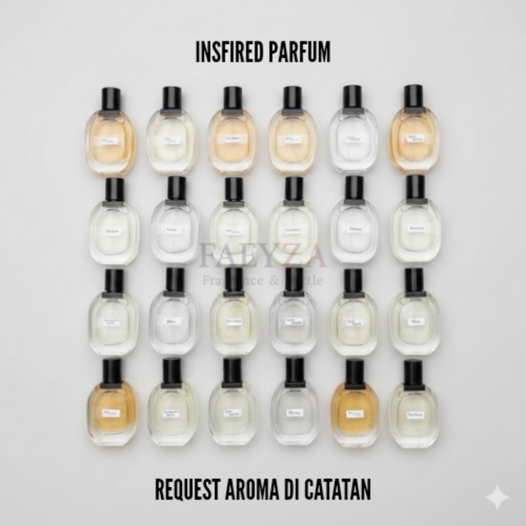 PAKET USAHA PARFUM BRAND SENDIRI POLOSAN ISI 12 PCS - DYPTQ 30ML CLEAR BLACK - KUALITAS EXTRAIT