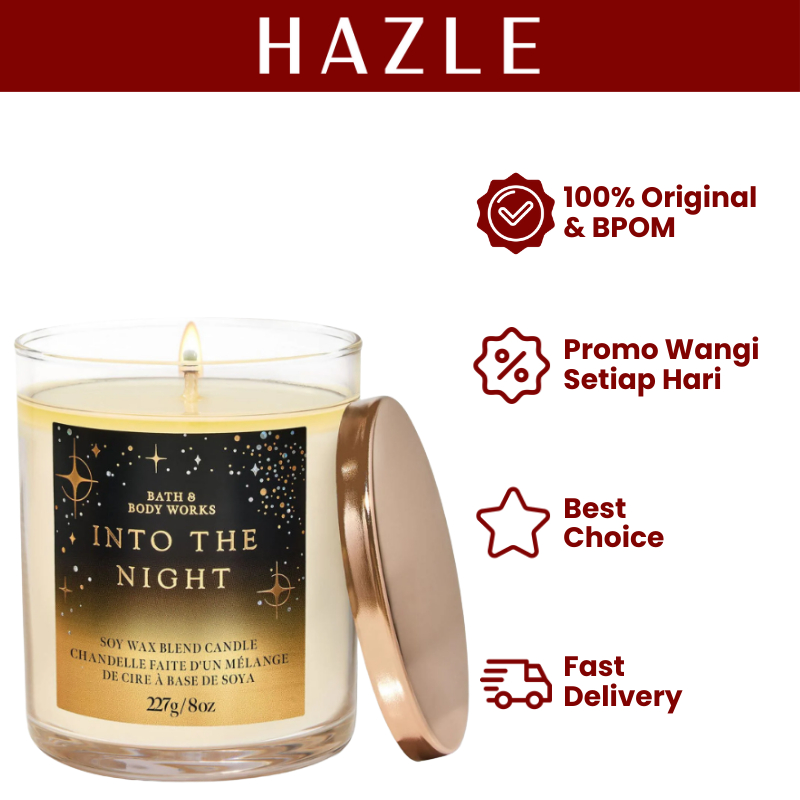 Bath & Body Works Into The Night Single Wick Candle 227 gr