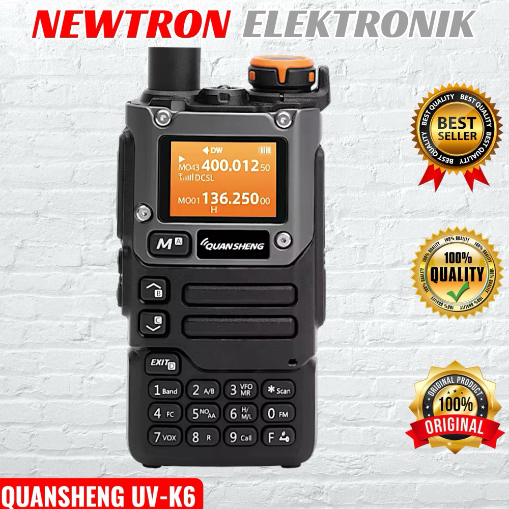 HT Quansheng UV-K6 Multiband VHF UHF Walkie Talkie UVK6 UV-K5(8) Multi Air Band