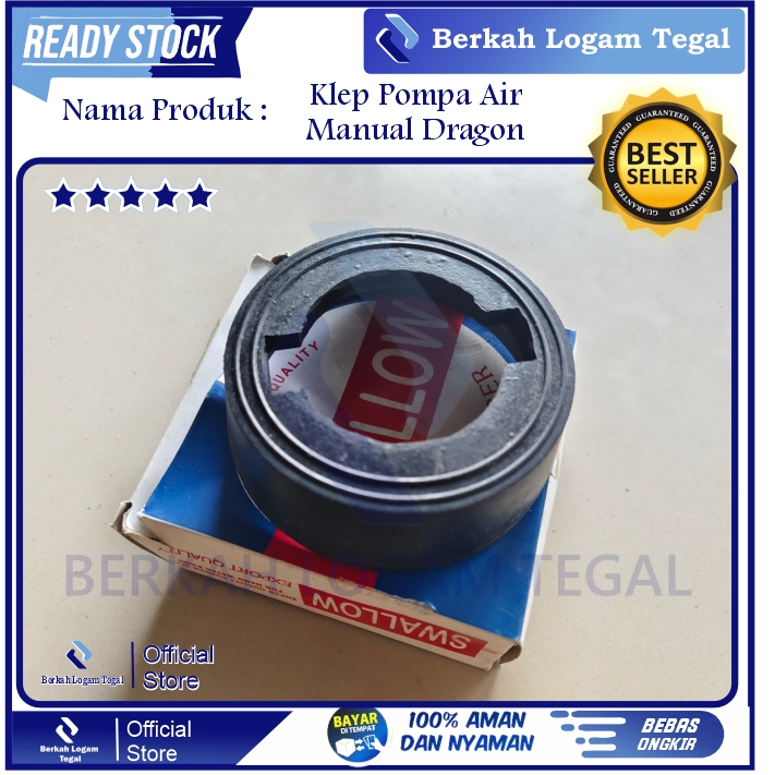 Klep Karet Pompa Air Manual Dragon Merk Swallow