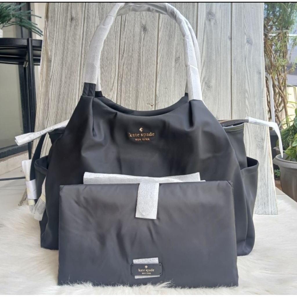 Kate Spade Chelsea Baby Bag Black Tote