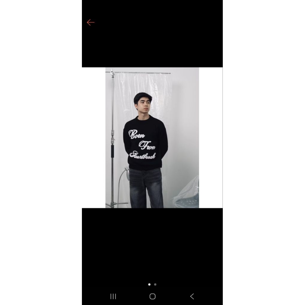 Knitwear cluthvision black L