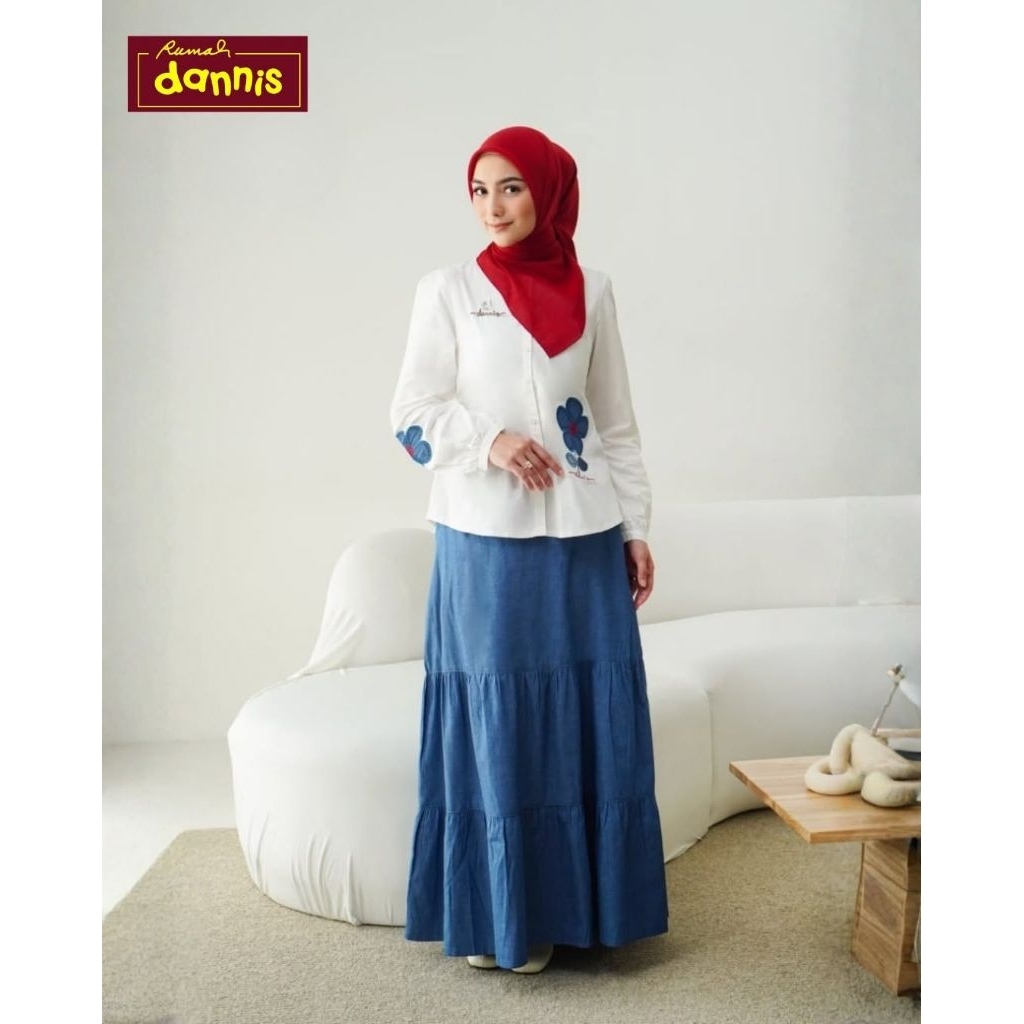 Stelan Dannis Dewasa & Anak Warna Putih