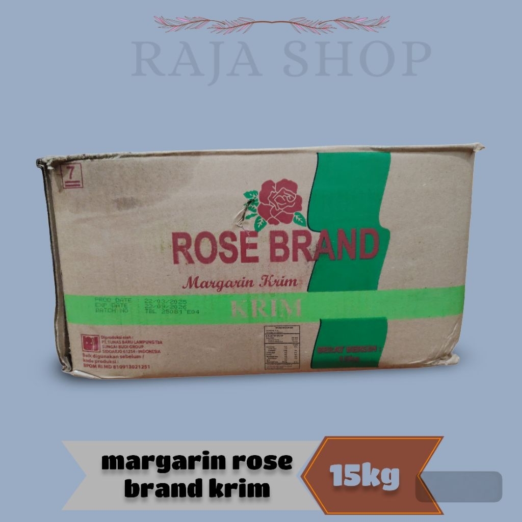 [DUS] MARGARIN ROSE BRAND 15KG/margarin krim/margarin murah/margarin los