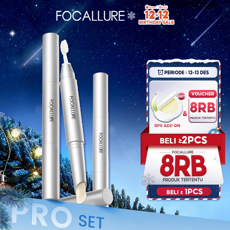 FOCALLURE Setting Eyebrow Wax Browcara Lasting 2-in-1 Built-in Brush #Pro-set