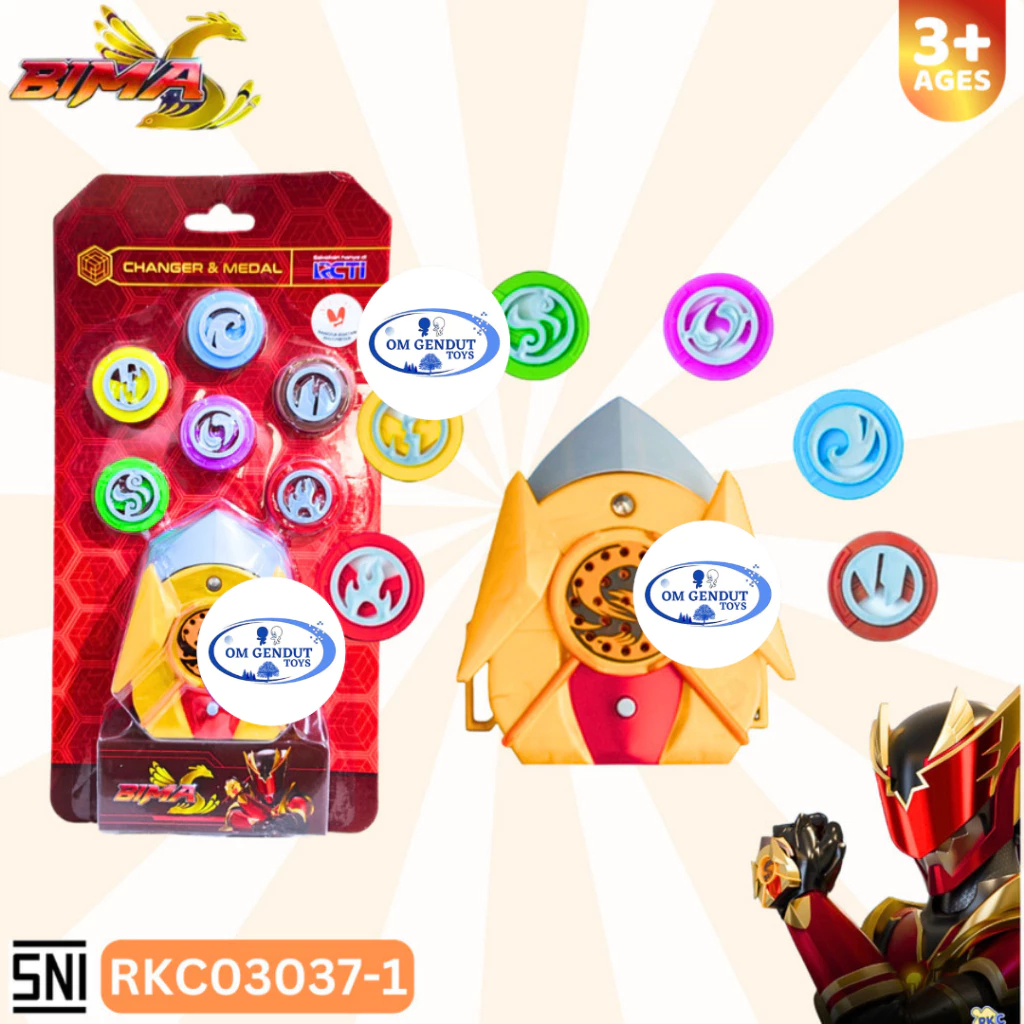 GT Mainan Bima S Changer & Medal RKC03037-1