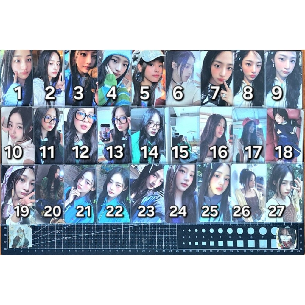 (PROMO) PC Photocard Newjeans get up supernatural how sweet season greeting sg line friends yearbook