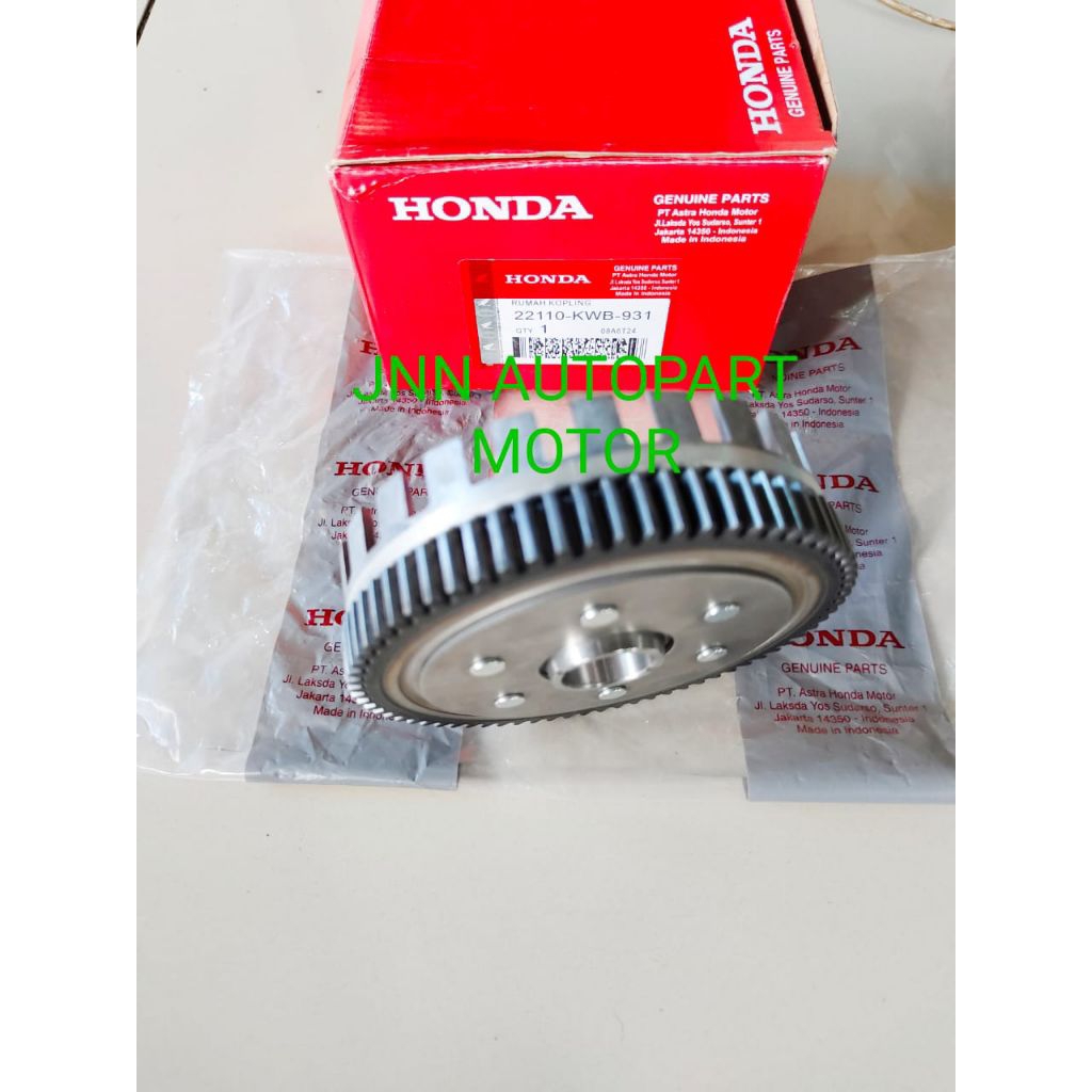 RUMAH KOPLING m+GIGI GENDENG HONDA REVO ABSOLUT/BLADE 110 LAMA