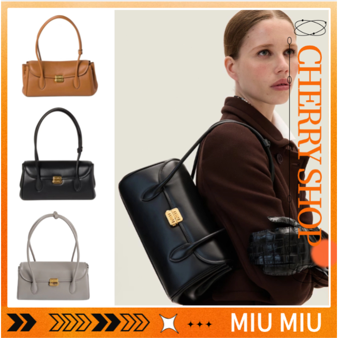 MIU MIU Women's Handbag/ Tas baguette MIU MIU, tas ketiak wanita