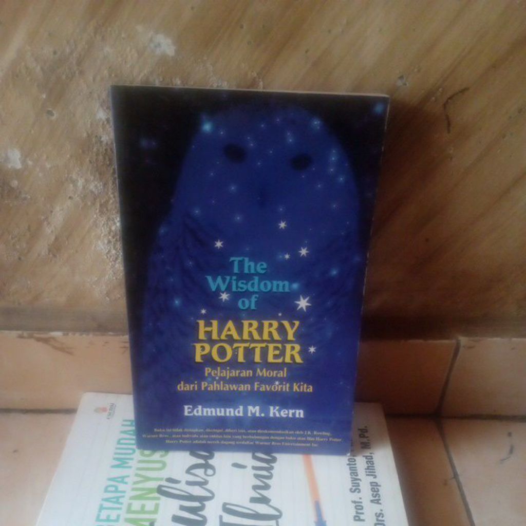 buku bekas; The Wisdom of Harry Potter Pelajaran Moral dari Pahlawan Favorit Kita oleh Edmund M Kern