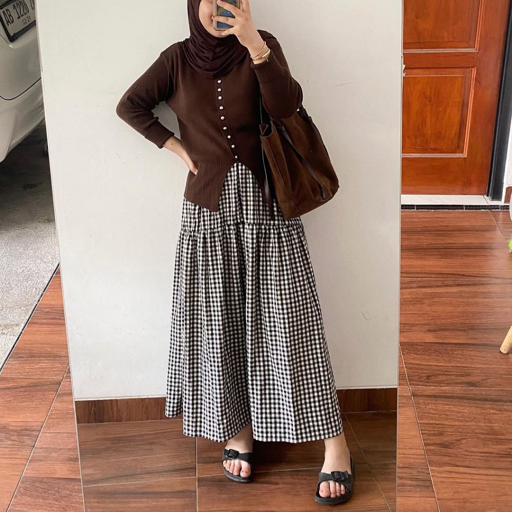 BillMe.Id | Mahara Skirt | Gingham Skirt | Rok Gingham | Rok