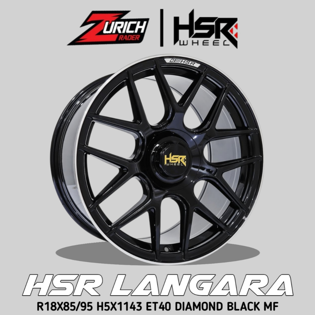 Pelek Mobil R18 Stream Juke Camry Odyseey Xtrail Innova Terios Almaz Ring 18 Hsr Wheel Langara