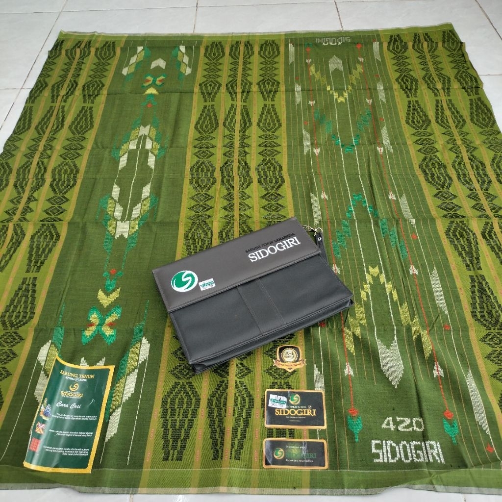Sarung Sidogiri Full Songket timbul Sutra