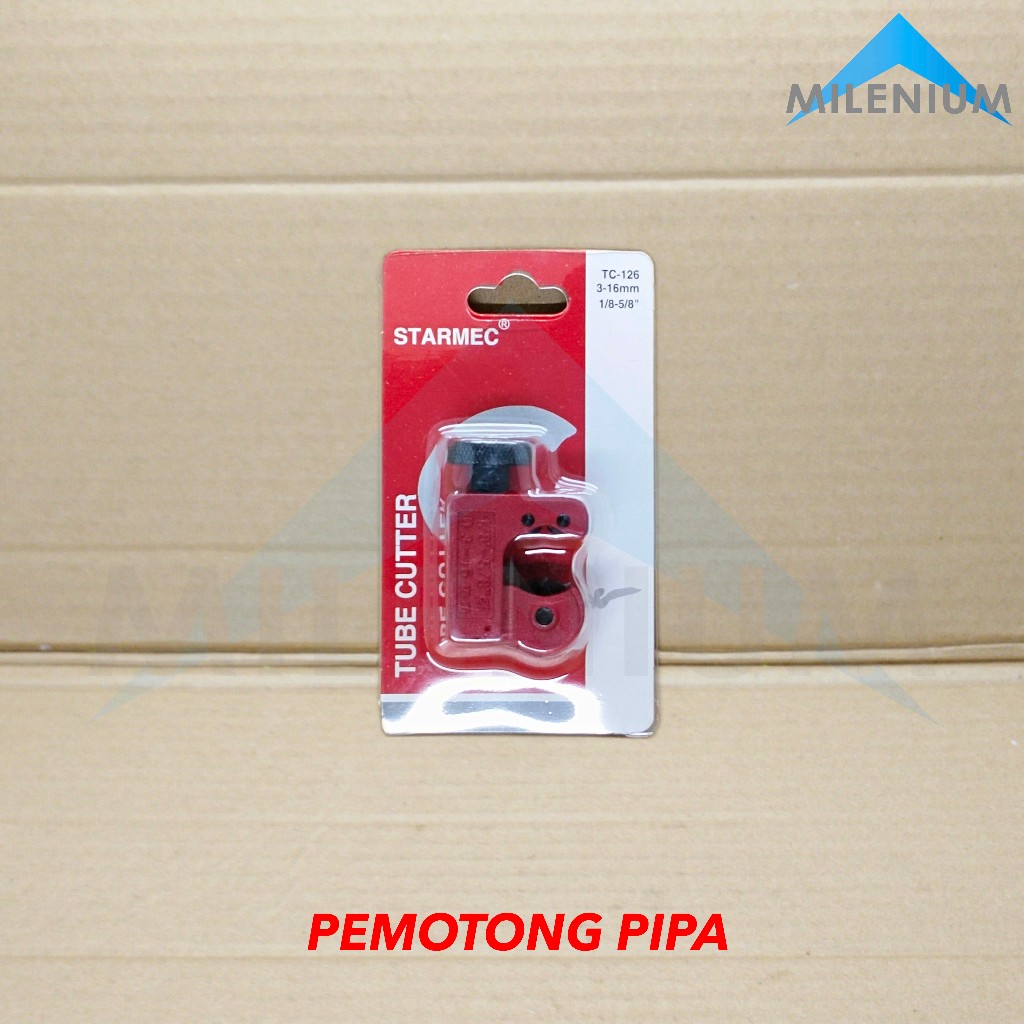 Pemotong Pipa Tembaga TC-126 / Tube Pipe Cutter Copper Starmec 3-16mm 1/8 - 5/8''