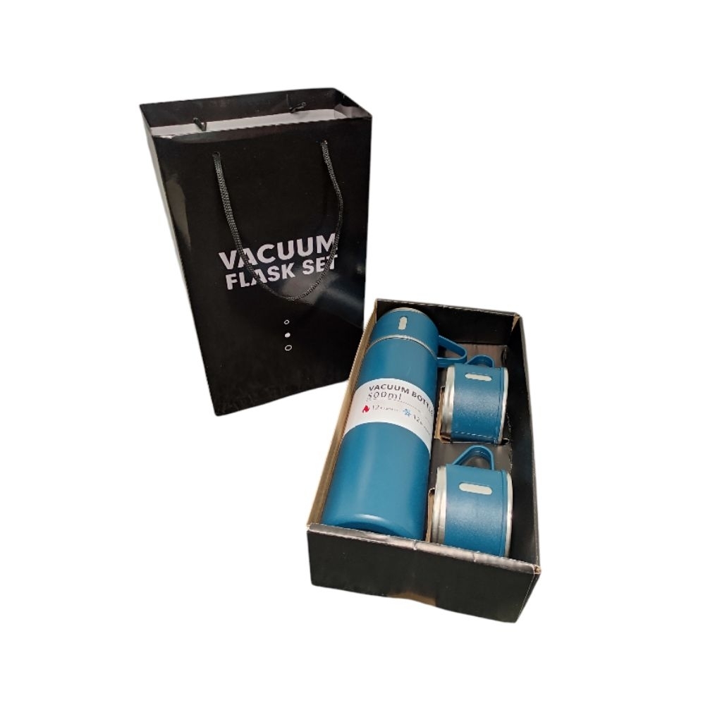VACUM FLASK SET / THERMOS TAHAN PANAS 500ml