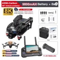 New Drone AE60 Ultra Professional Drone With 8K Camera GPS 3-Axis Gimbal 360 Obstacle Avoidance Touc
