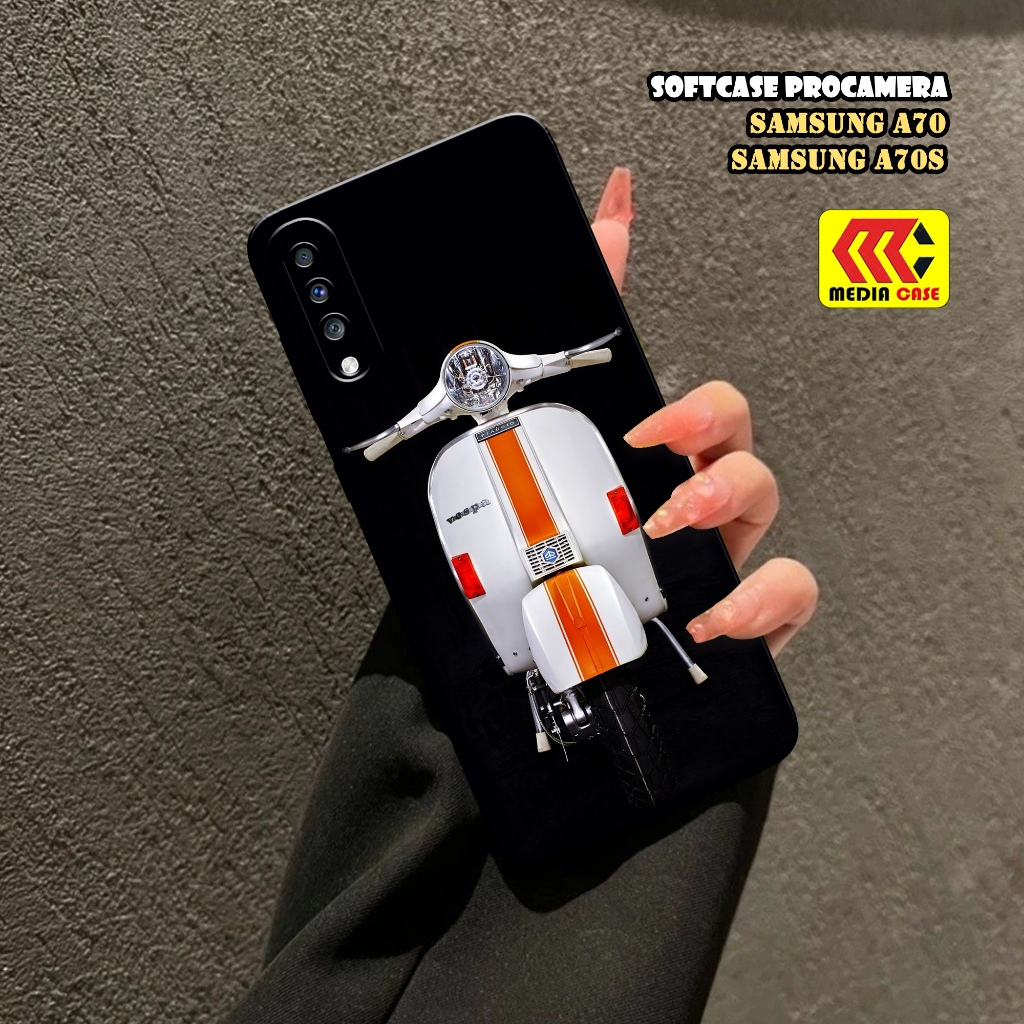Case Hp Samsung Galaxy A70 / A70s Terbaru - Motif Case Vespa - Casing Samsung Galaxy A70s / A70 - So