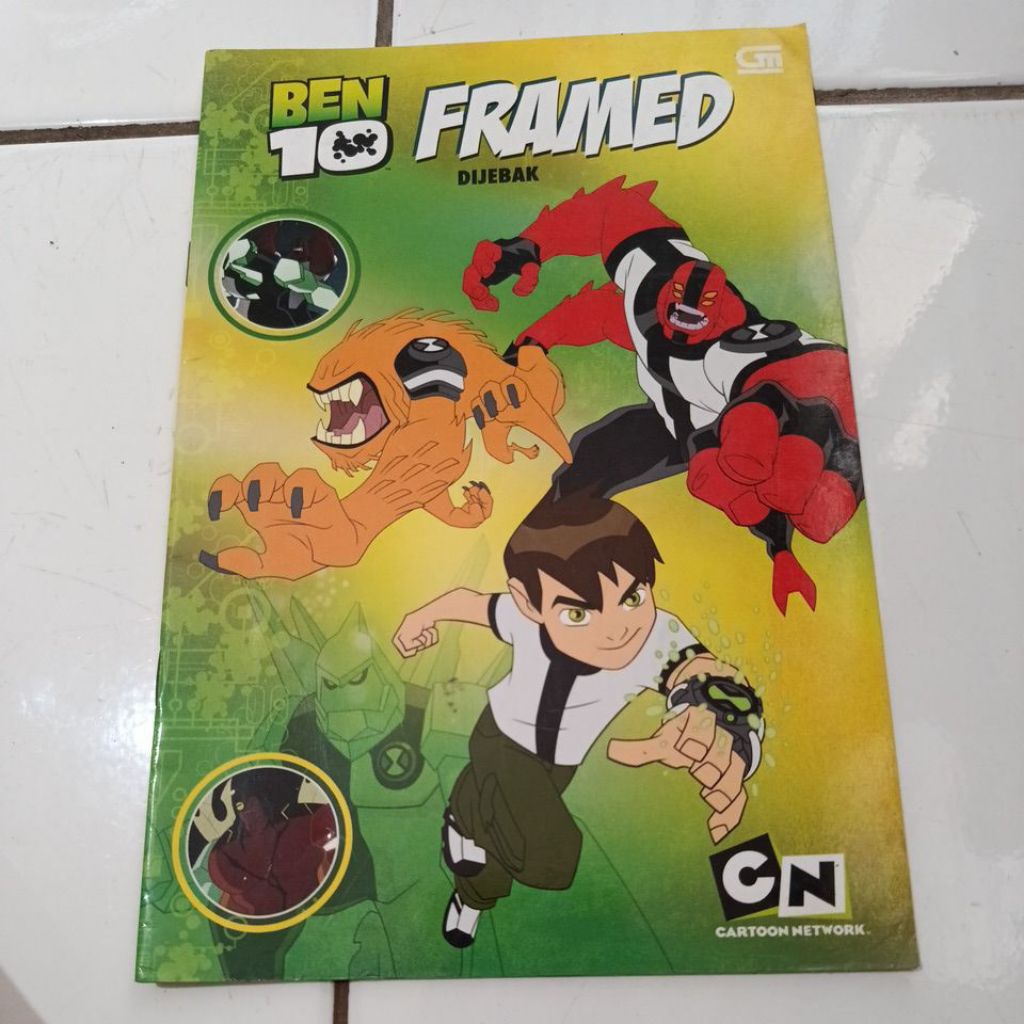 Buku Cerita Anak BEN 10 FRAMED DIJEBAK