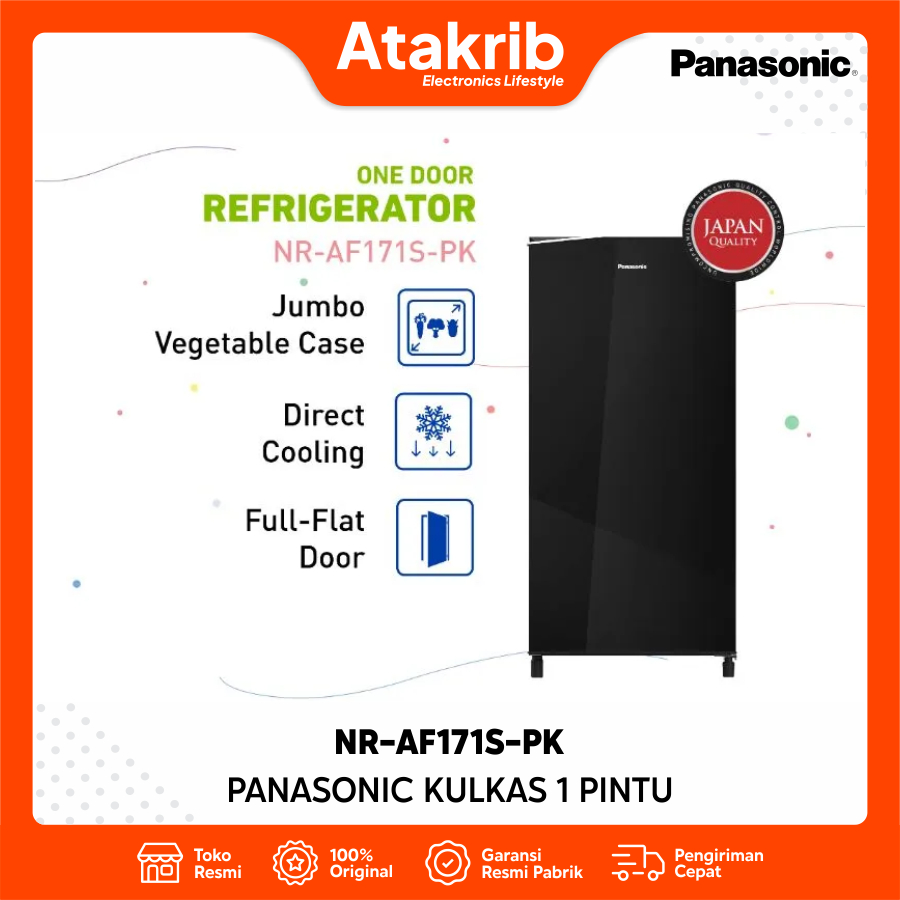 PANASONIC KULKAS 1 PINTU NR-AF171S-PK