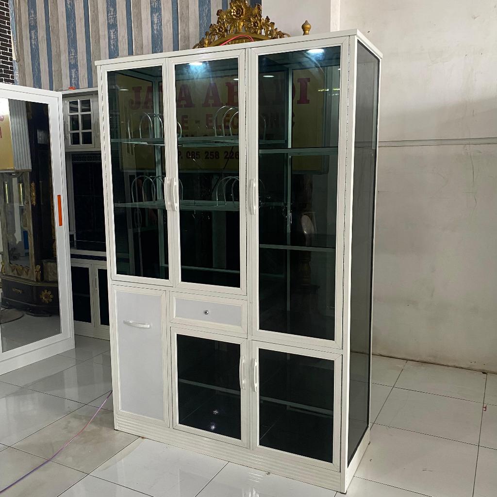 Rak  Piring / Lemari Piring / Lemari Dapur / Rak dapur Minimalis Serbaguna Aluminium