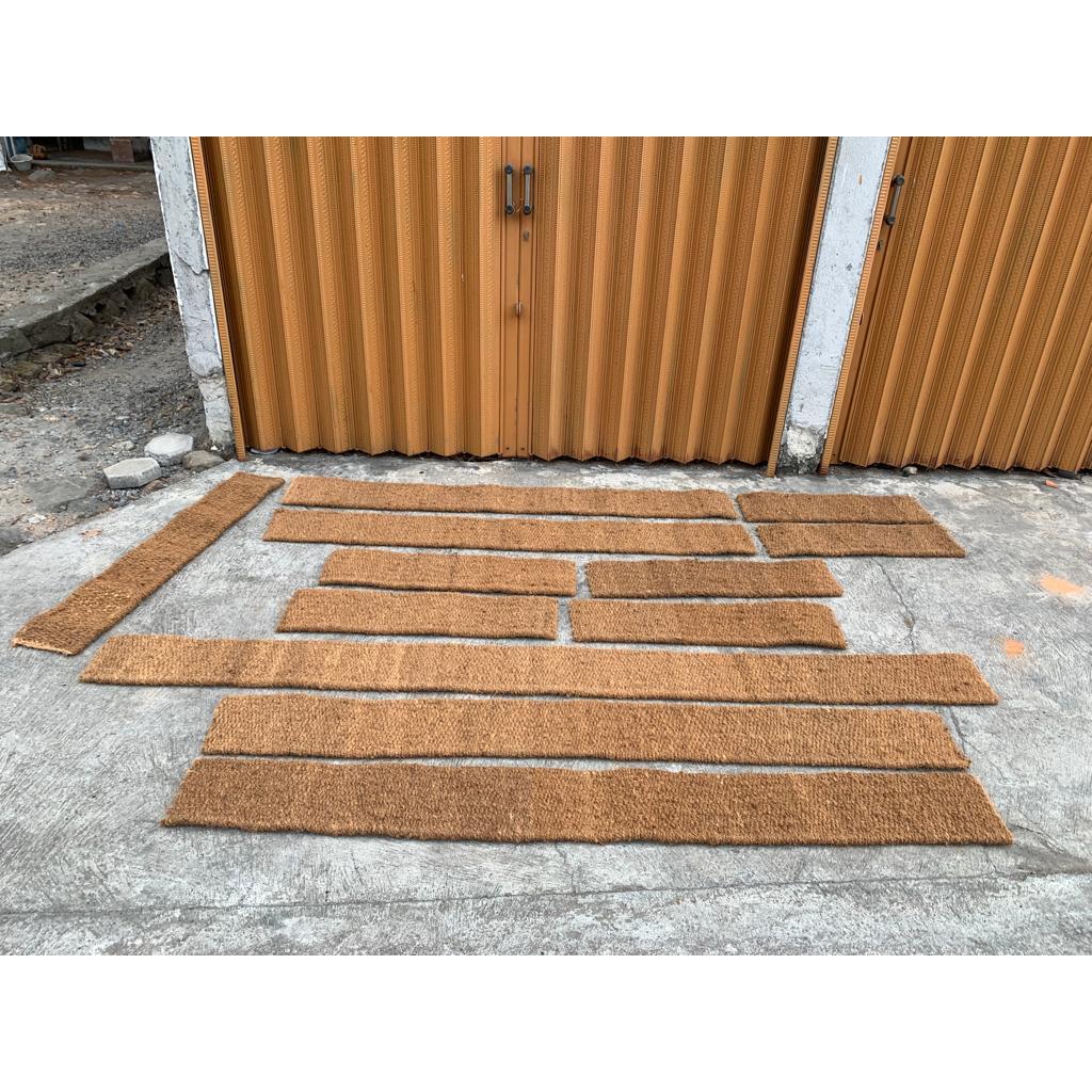 custom keset anyam polos ukuran 500x30