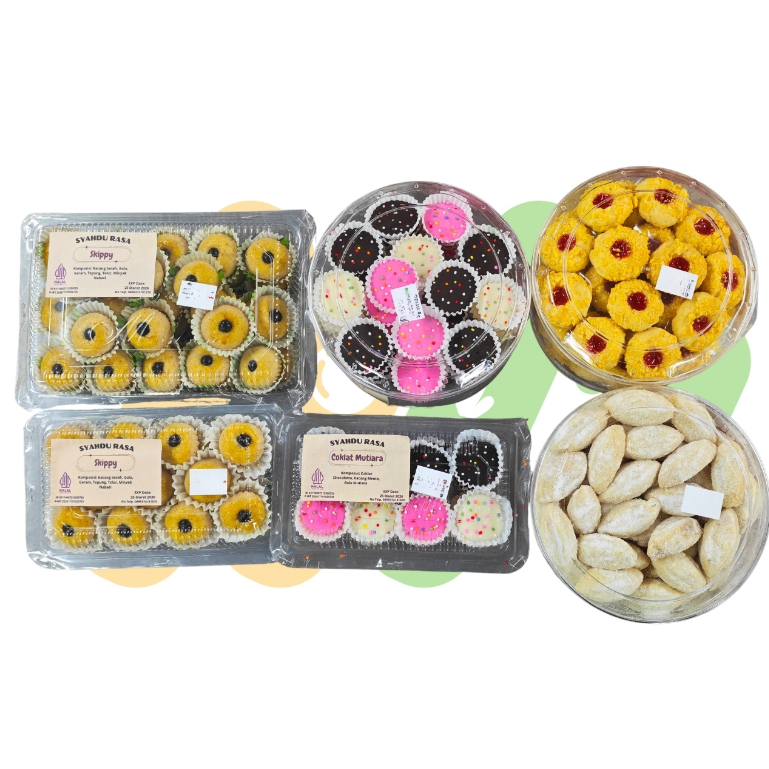 ANEKA KUE KERING / KUE PUTRI SALJU / KUE CORNFLAKES STRAWBERRY / KUE COKLAT MUTIARA / KUE SKIPPY / A