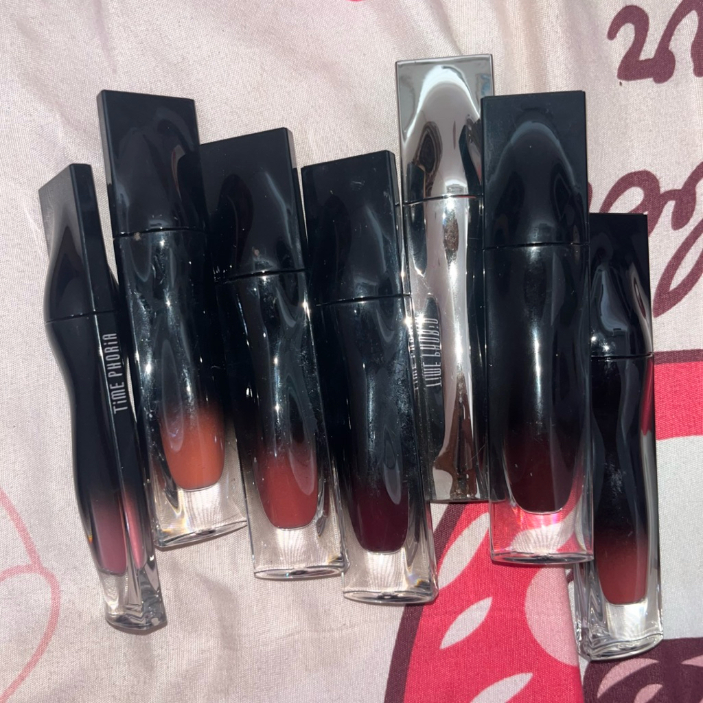 time phoria stellar dust lip stain/ time phoria eternal lipmatte / time phoria nebula velvet lip cre