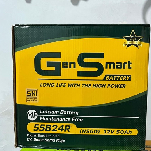 Aki Mobil TERIOS, TARUNA, RUSH, VELOZ GS MF NS60 Aki Kering 12V 45AH/55AH