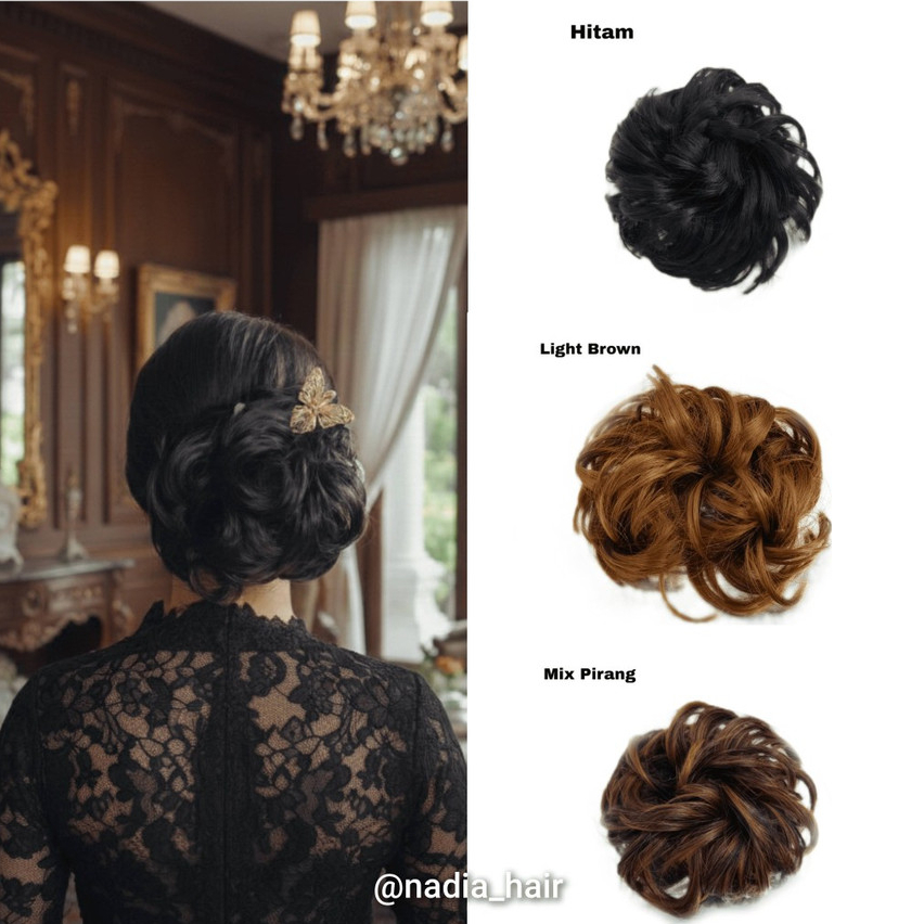 Ikat Rambut Ulir/Karet ulir rambut/Iket rambut (kualitas tebal)