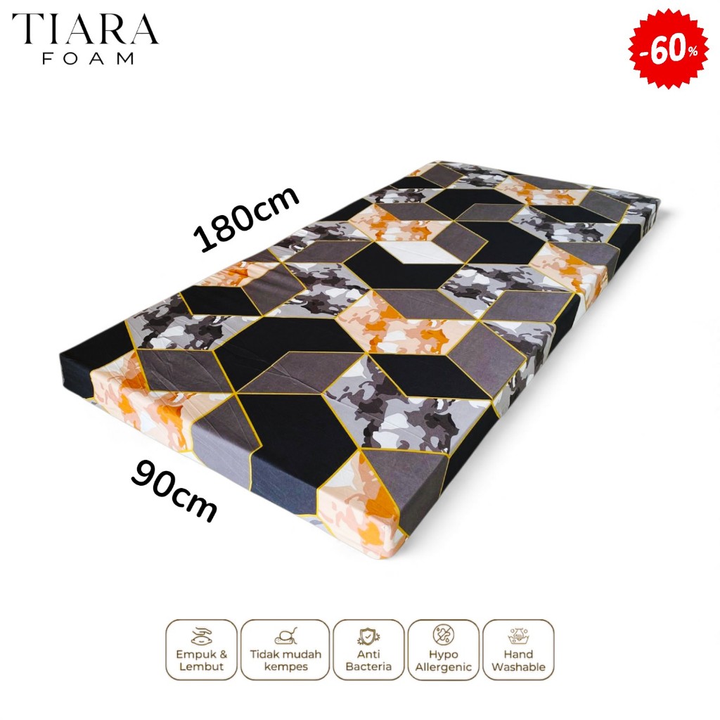 KASUR BUSA PREMIUM UK 180x90x10 ANTI KEMPES -  KASUR TIDUR BUSA EMPUK