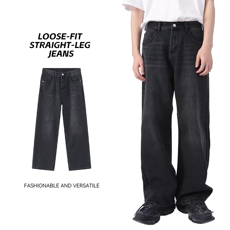 Celana jeans pria, celana jeans pria, celana kulot pria, celana jeans longgar, celana jeans pria, ga