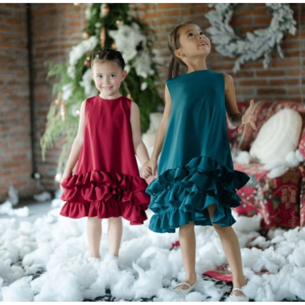 Lewis Emma Baju Natal Anak Perempuan PRELOVED | Christmas Dress Anak Perempuan