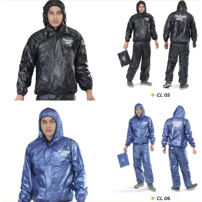 Jas Hujan Reebok Setelan / Reebok Celana