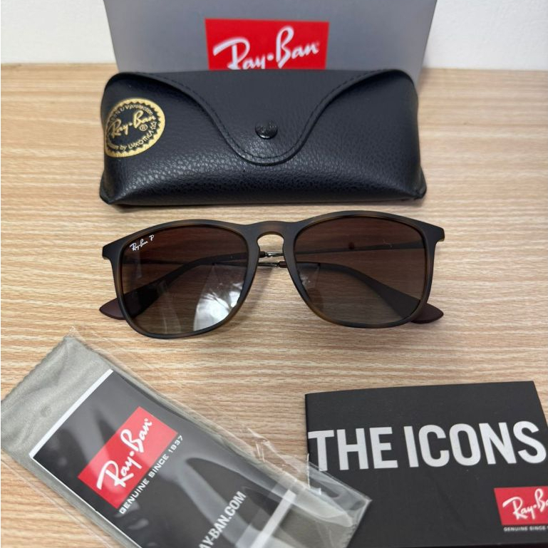 Kacamata Ray Ban Chris RB4187 856/13 Tortiose/Brown Gradient 54mm