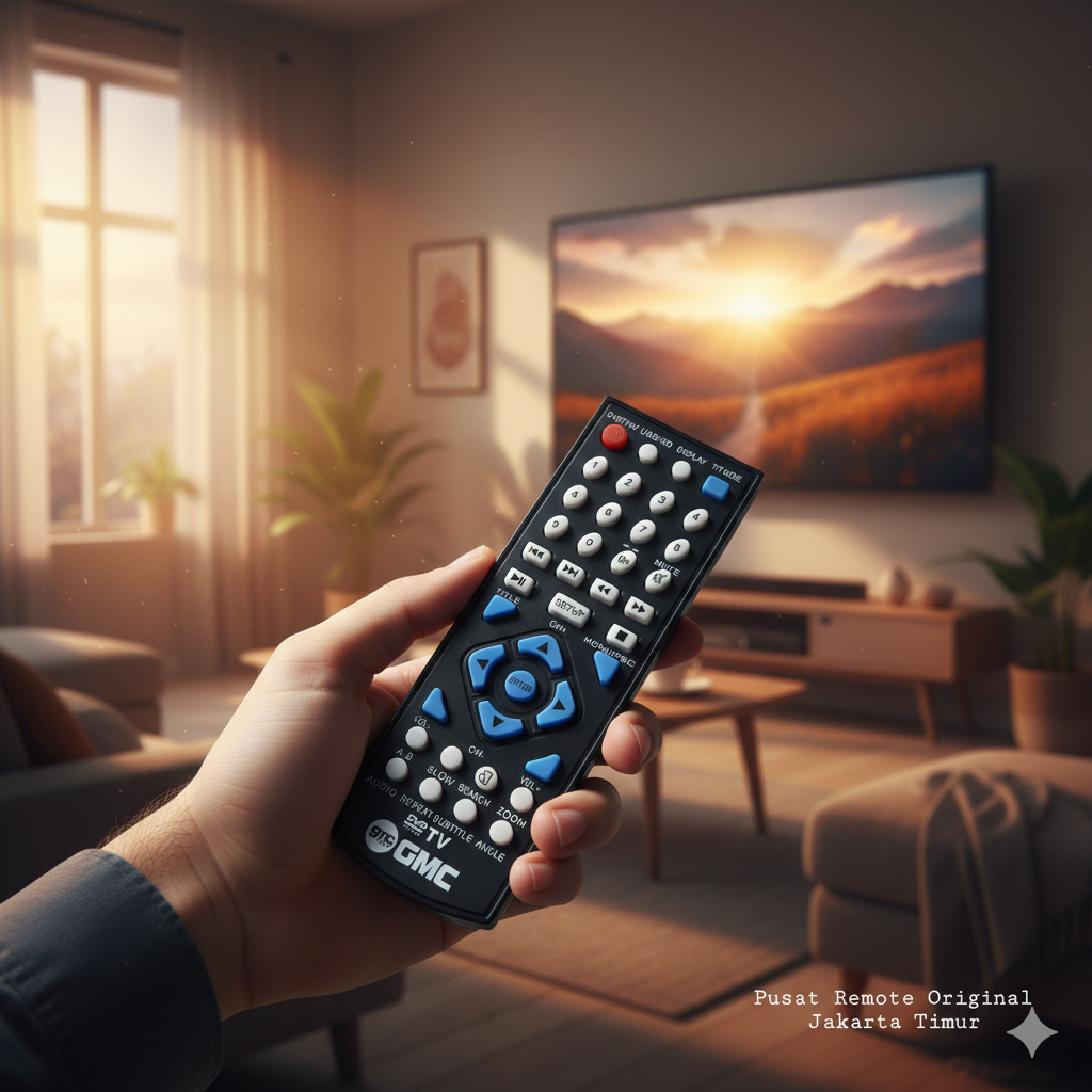 REMOTE REMOT DVD TV PORTABLE GMC ORIGINAL ASLI