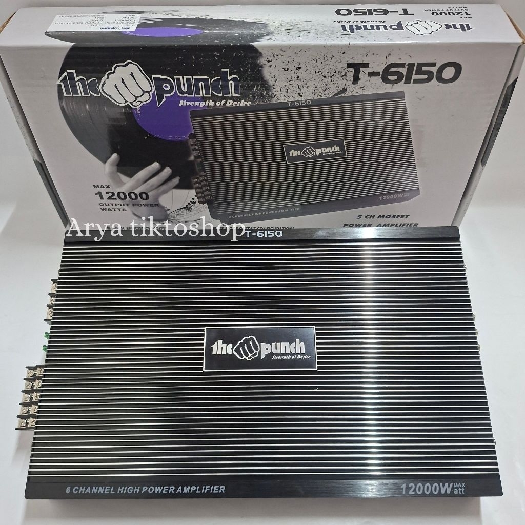 POWER 5CHANNEL THE PUNCH AMPLIFIER THE PUNCH TP 6150 5CHANNEL