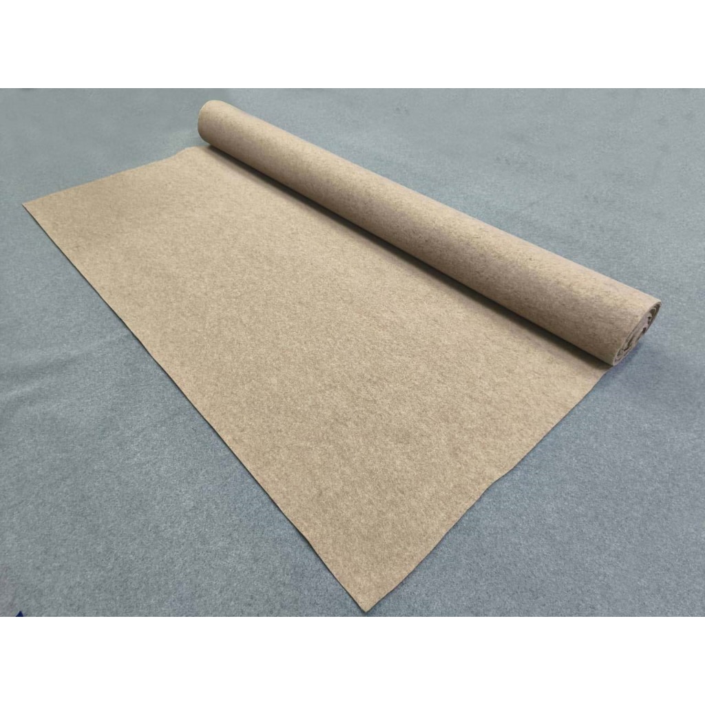 Karpet Brudu Polos Meteran Karpet Wedding SARAYE 16x3 Meter Cream
