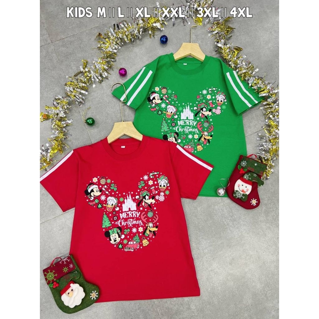 MIKIEE_MINIEE XMAS BAJU ATASAN NATAL ANAK COWOK CEWEK