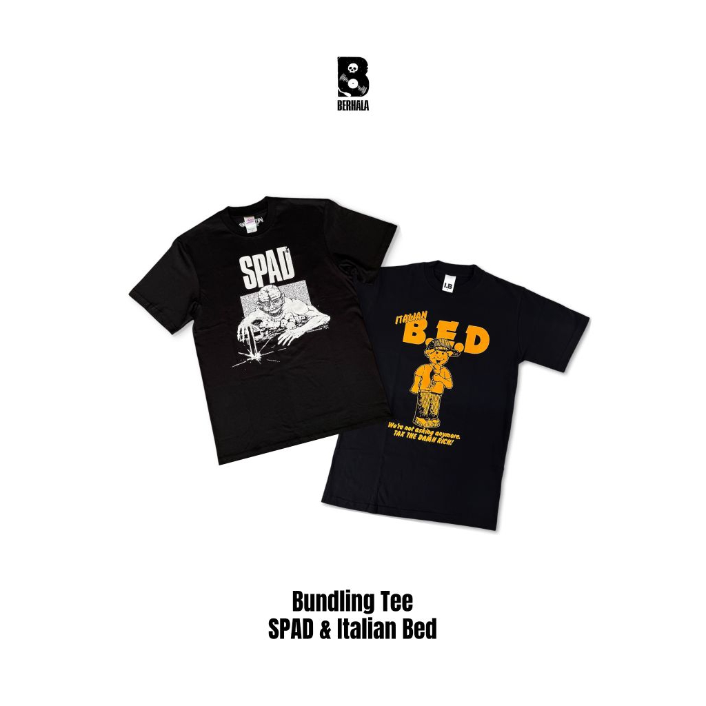 Bundling Kaos SPAD dan Italian Bed Official