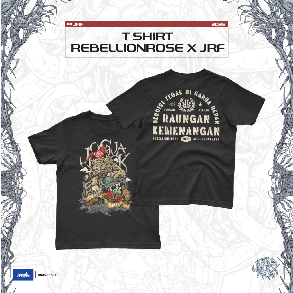Official Collaboration - JRF x REBELLION ROSE