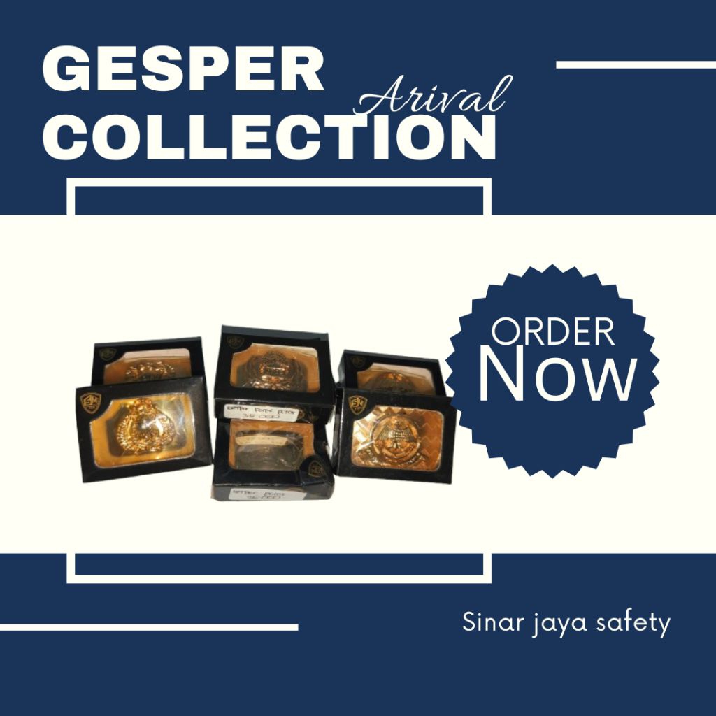 Atribut Gesper TNI POLRI BRIMBOB Premium Lengkap