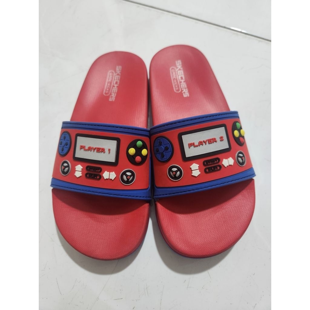 PRELOVED SENDAL SKECHERS ANAK GAMER PLAYER SIZE 30