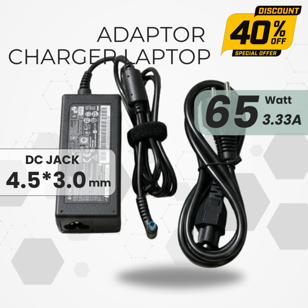 Adaptor Charger HP 14S-DQ2518TU 14S-DQ4028TU 14S-DQ2054TU