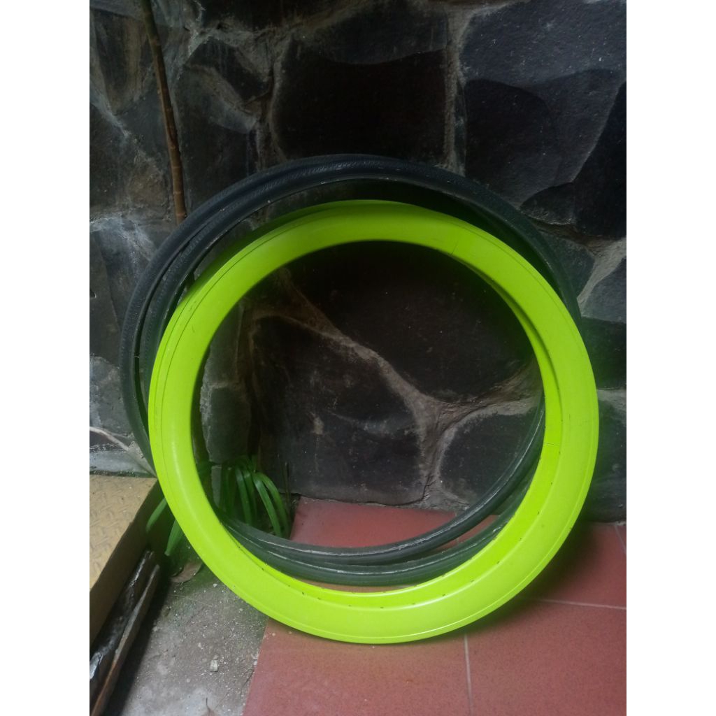 Sepasang Rims Fixie 700c tebal 5cm 36h + Ban Swallow 700x23c