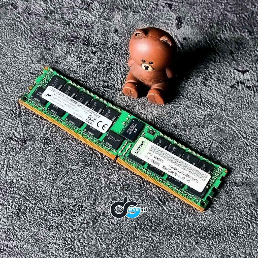 Memory Server 16GB DDR4 2400T 2Rx4 PC4-2400T Micron