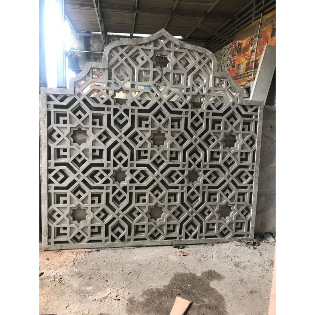 Krawangan Masjid Motif Islami | GRC Kualitas Terbaik