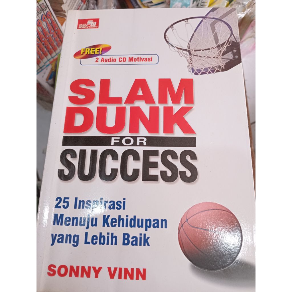 BUKU SLAM DUNK FOR SUCCES SECOND ORIGINAL