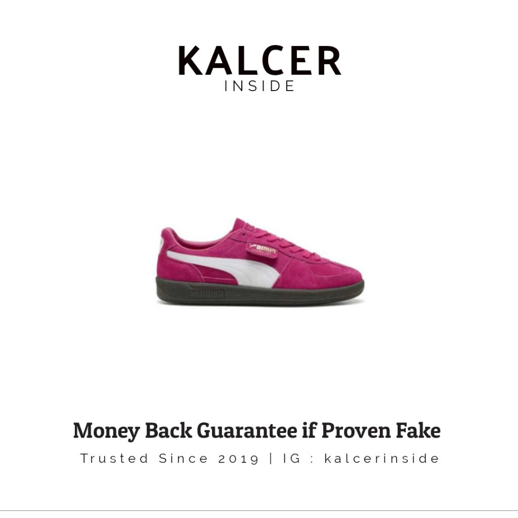 Puma Palermo Suede Rose Pink Black Gum (100% ORIGINAL)