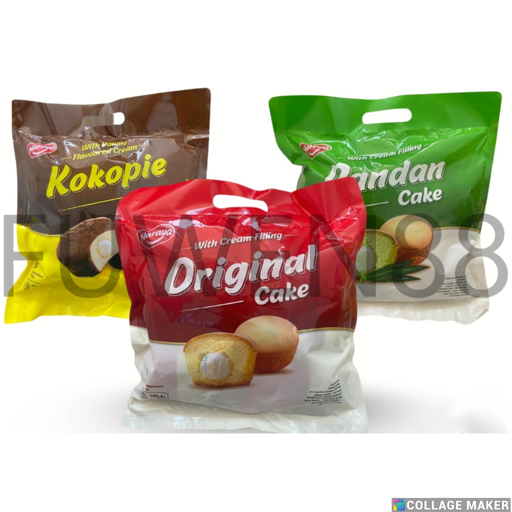 Naraya Mini Muffin Cake 160g Original Pandan Kokopie