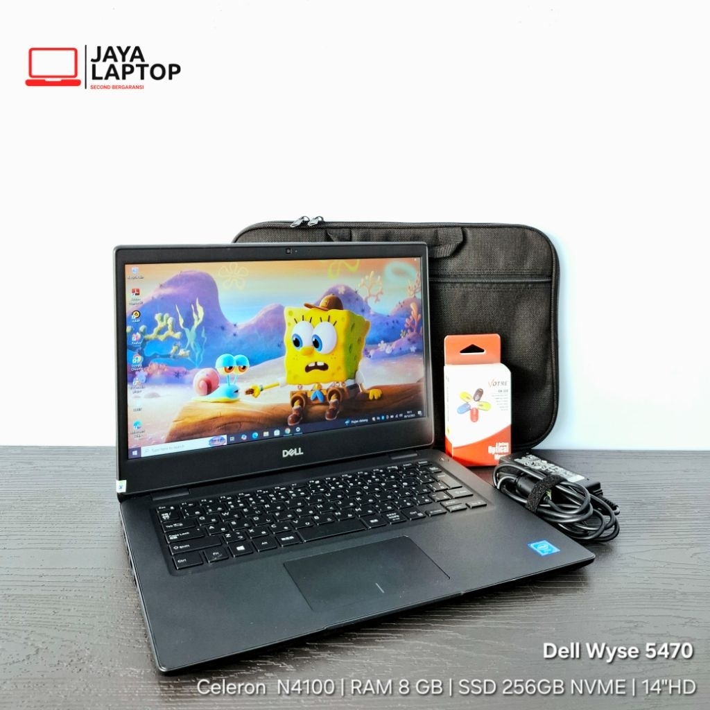 Dell Wyse 5470 Intel N4100 RAM 8GB SSD 256GB 14 inch Laptop Notebook Second Bekas Murah